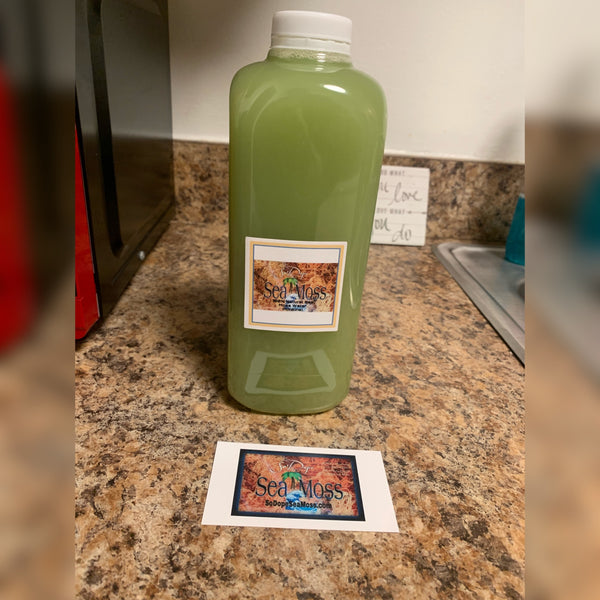 Sea moss pineapple-apple drink
