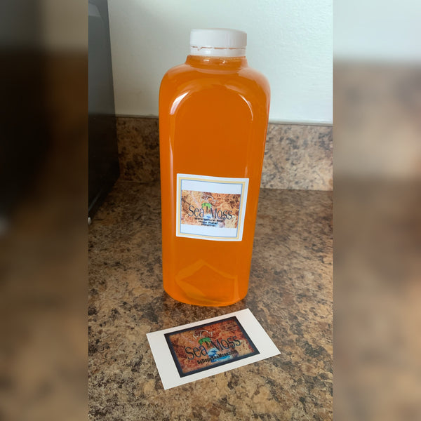 Sea moss mango drink